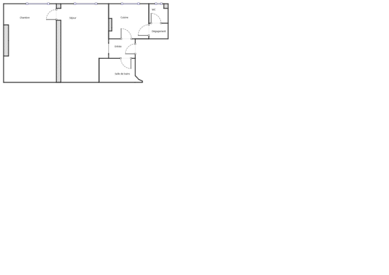 Plan 38m² Batinolles